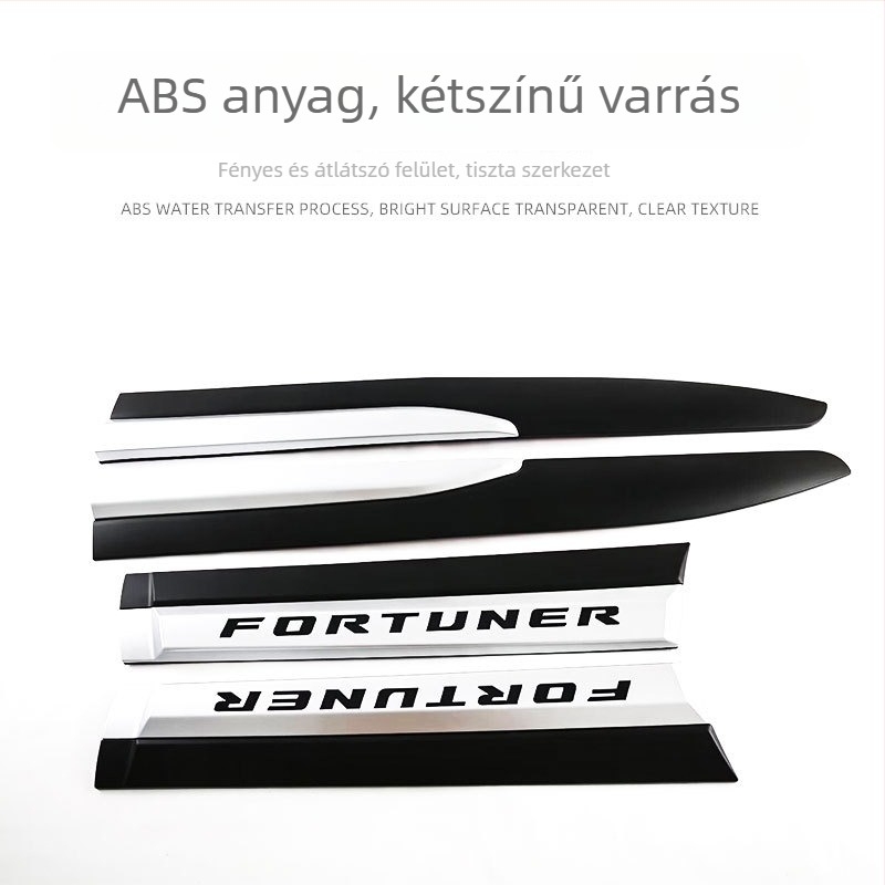 Toyota Fortuner ajtóélvédő csíkok, ABS anyag, külső karcálló védelem