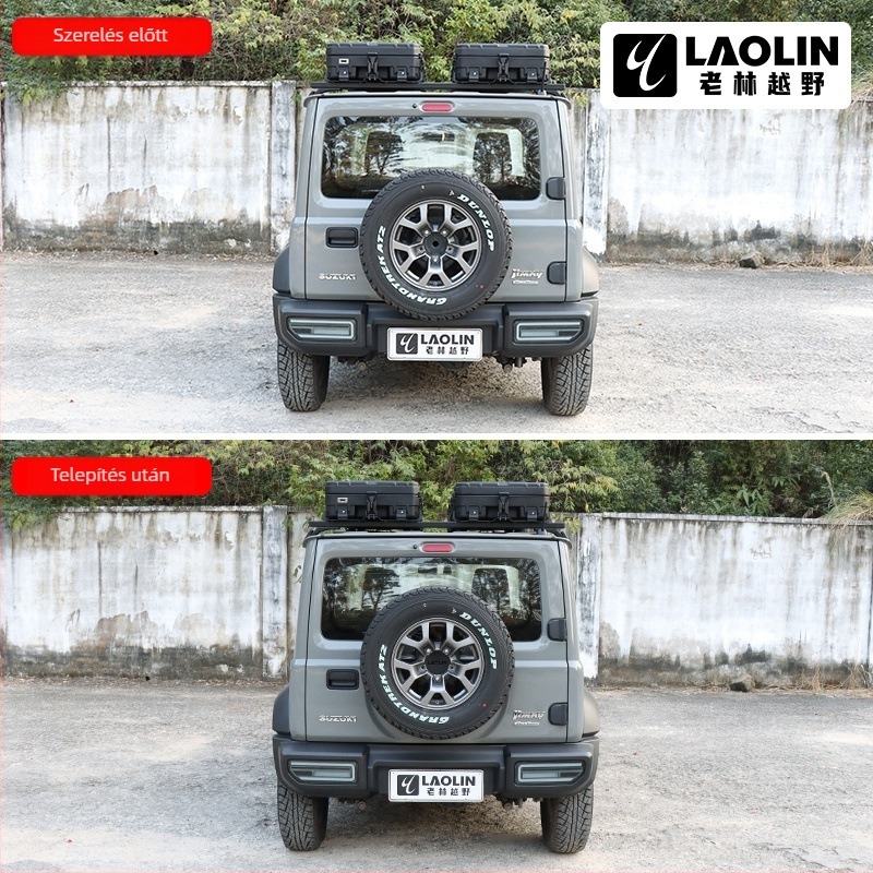 Old Forest pótkerék-emelő tartó Jimny 2019-2025 – Hátsó ajtóhoz tartozó pótkerék állító, termékkód 202501150010