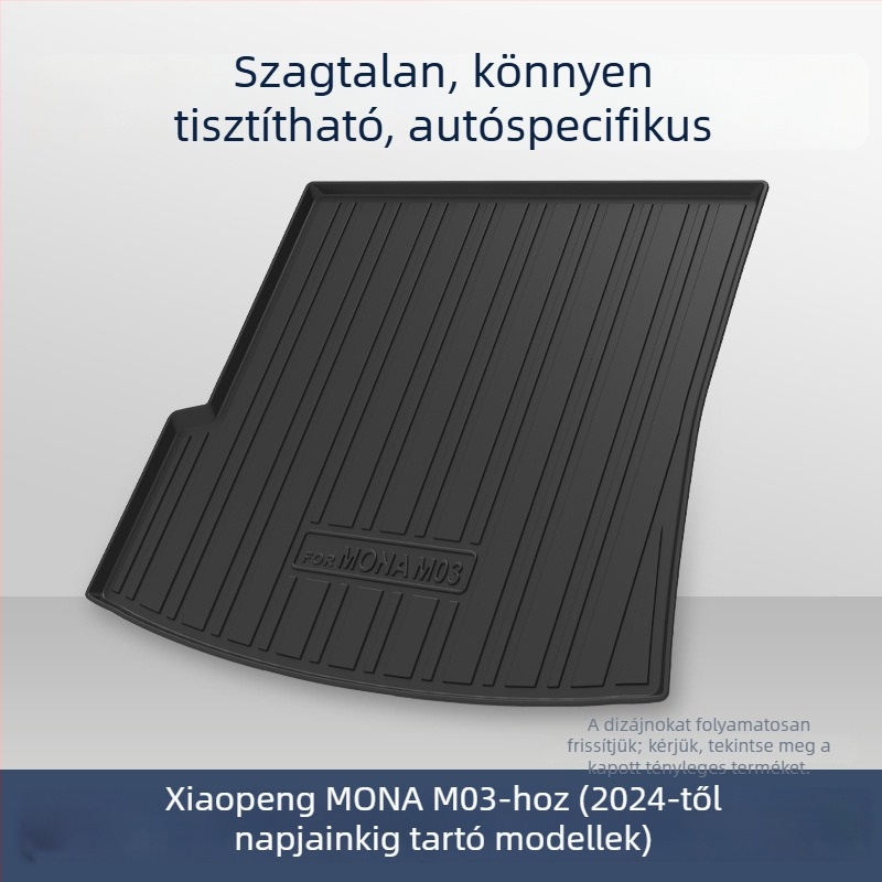 XPeng M03, G6, G7, G9 és P7+ csomagtartó szőnyeg - TPE, vízálló és kopásálló