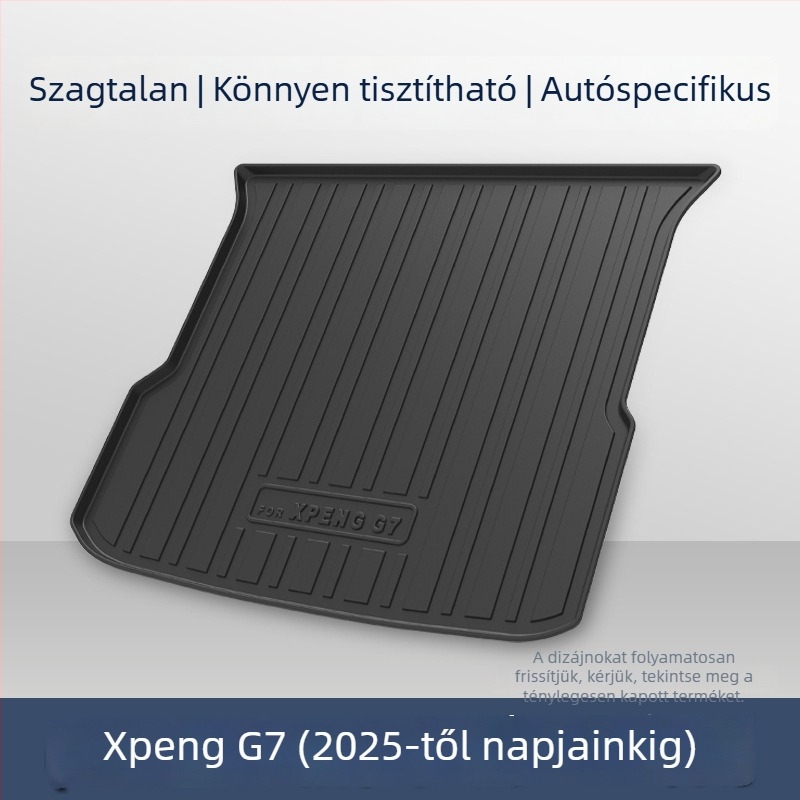 XPeng M03, G6, G7, G9 és P7+ csomagtartó szőnyeg - TPE, vízálló és kopásálló