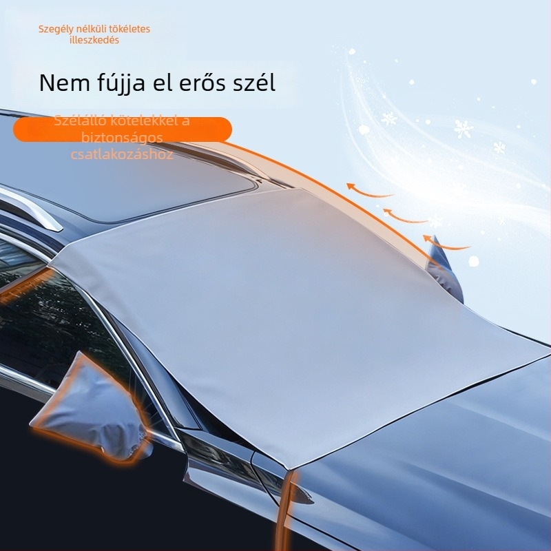Autóhógátló PVC anyagból, vastagodott kialakítás, snap-in telepítés, univerzális modell, Junchen márka