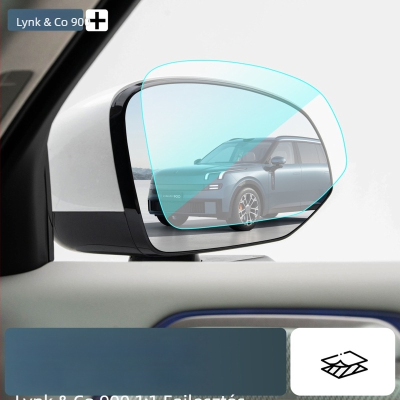 Lynk & Co 900 hátsó tükörre tervezett esőbiztos és páramentes fólia
