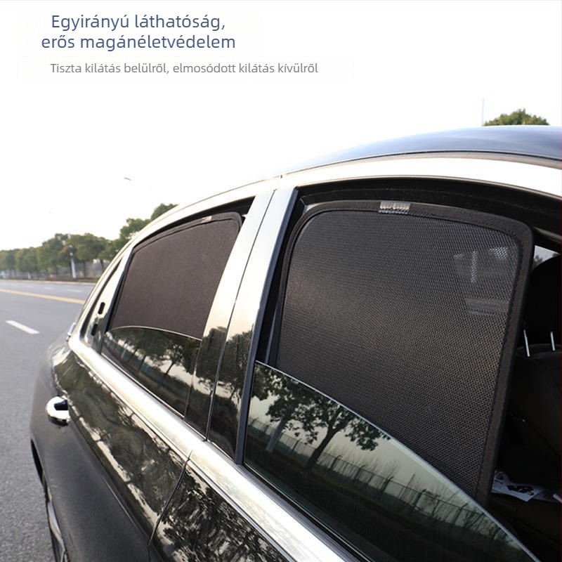 Mágneses napvédő háló autóhoz, Chery EUDA5 modellhez, védelem az UV-sugárzás ellen és hőszigetelés az ablakokon