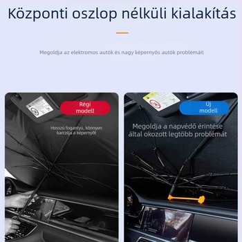 Autó napellenző az első szélvédőre és oldalsó ablakokra, napvédelem és hőszigetelés, alumíniumfólia