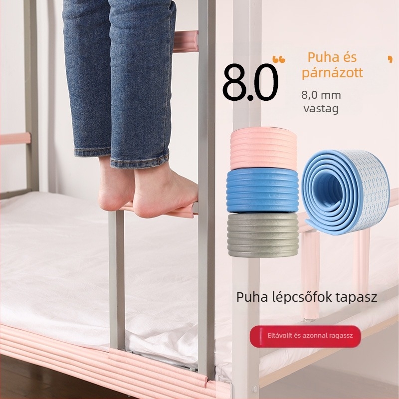 Kollégiumi padlószőnyeg csúszásgátló csíkokkal és lépcsőtalppal — TPES anyag, digitális nyomtatás, minimalist stílus gyerekszobába