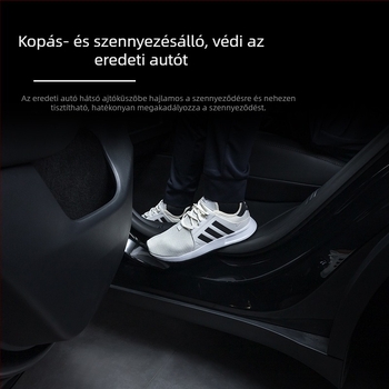 Tesla Model Y hátsó küszöbvédő csík beépített kiegészítő