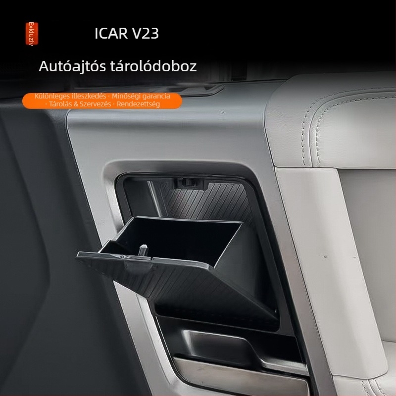 Autóajtó tároló doboz ICAR V23 - műanyag, térfogat 300, testreszabható