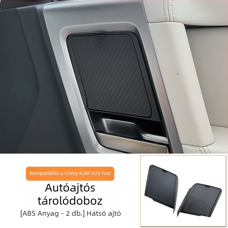Autóajtó tároló doboz ICAR V23 - műanyag, térfogat 300, testreszabható