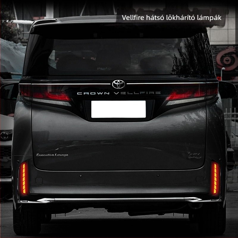 Hátsó lökhárító fény Toyota Alphard/Hiace 40 sorozathoz – módosítási kiegészítő, Happy Fire