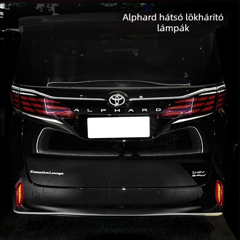 Hátsó lökhárító fény Toyota Alphard/Hiace 40 sorozathoz – módosítási kiegészítő, Happy Fire