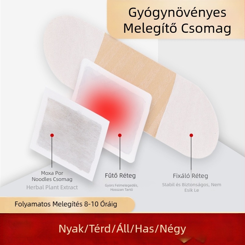 Moxibusztos tapasz Artemisia, téglalap alakú, modell 056, kód 023