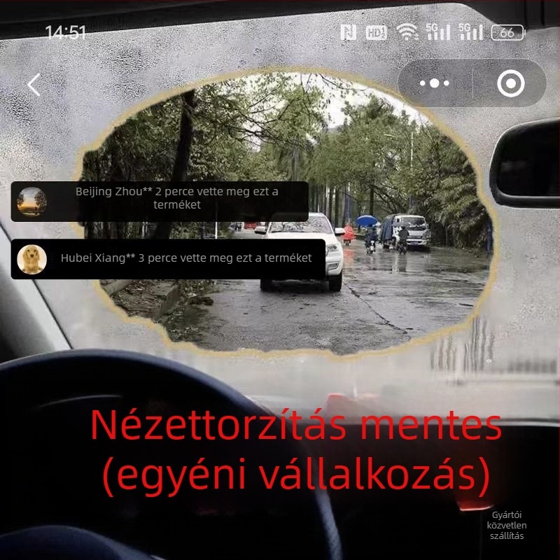 Autóüveg anti-fog spray erőteljes páramentesítő hatással és vízálló teljesítménnyel; márka: Other; modell: anti-fog agent autóüveghez; termékkód: Ltao848818832161