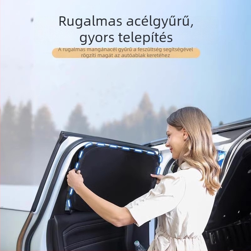 Moderne autókhoz való napvédő árnyékoló az ablakokra – UV védelem, hőszigetelés, teljes sötétítés, kemping privát szféra
