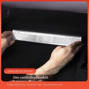 Fém alsó ülés alatti légkivezető védőfedő Nio Ledao L60-hoz – porvédő, dekoratív módosítási kiegészítő