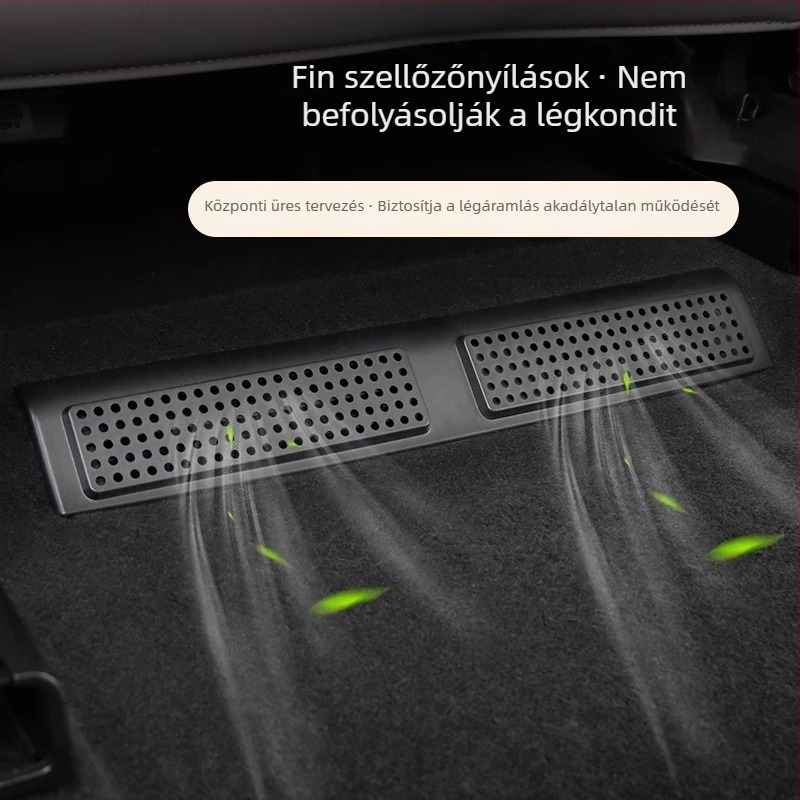 Fém alsó ülés alatti légkivezető védőfedő Nio Ledao L60-hoz – porvédő, dekoratív módosítási kiegészítő