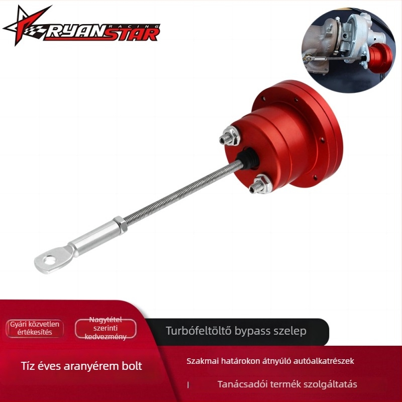 Turbofeltöltő szolenoid szelep, általános felhasználásra, modell TSV002, alumíniumötvözet, márka RYANSTAR RACING