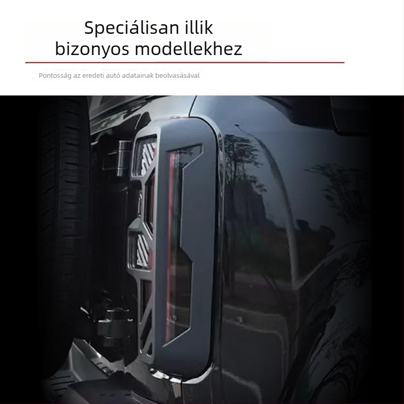 BJ40e hátsó lámpa védőfedél és védőkeret – ABS, testreszabható külső kiegészítő a bővített hatótávolságú verzióhoz