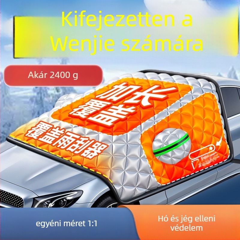 Wenjie első szélvédőjére illő hóvédő takaró – univerzális téli védelem fagy ellen