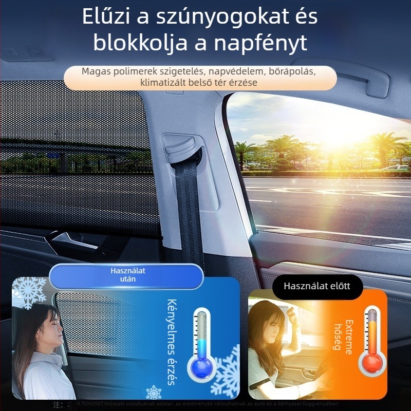 Autóablak szúnyogháló – Mairich, hálóanyag, általános felhasználás, vastag átlátszatlan típus