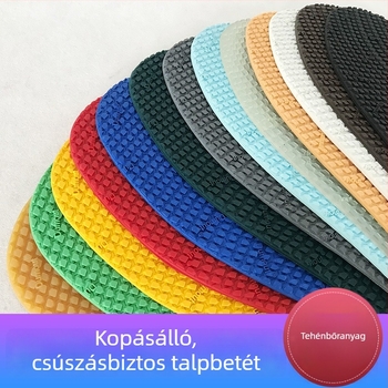 Cipőtalp javító ragasztólap — teljes talpat fedő ragasztó, marha-kaucsuk alapú, csúszásmentes és kopásálló, minden évszakban