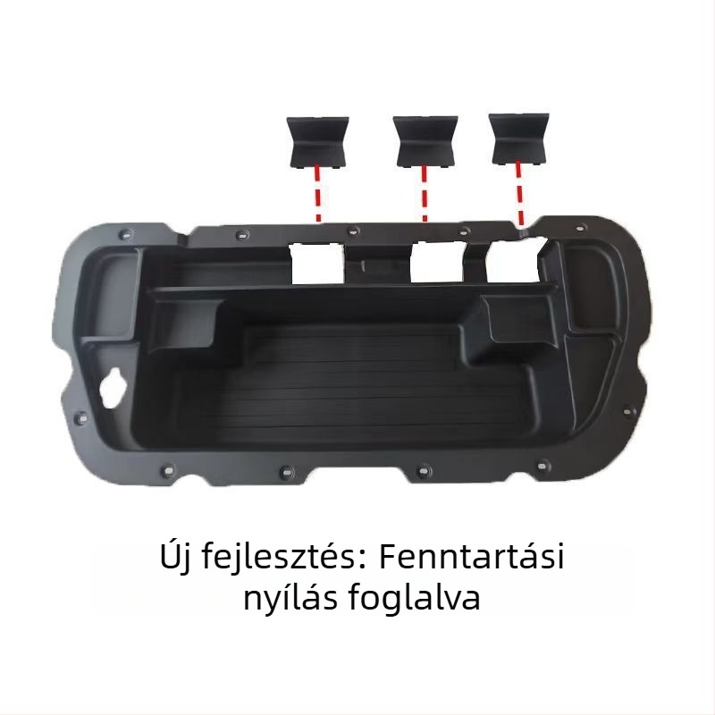 Leapmotor C10/C16 elektromos verzióhoz előre csomagtartó tároló doboz – all-in-one módosító készlet, műanyagból, logónyomtatás lehetséges, testre szabható