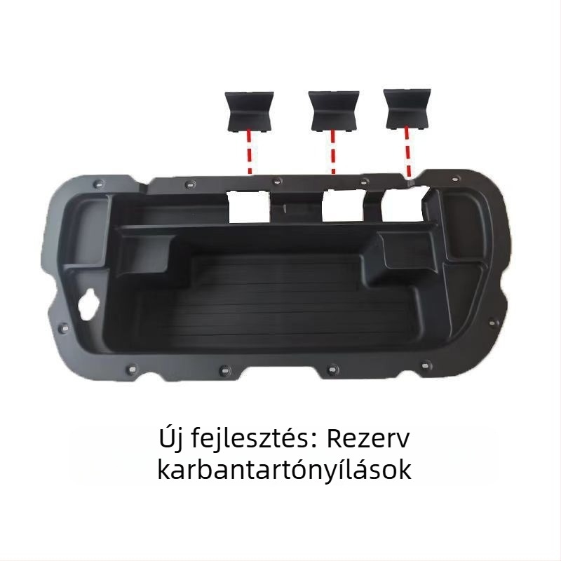 Leapmotor C10/C16 elektromos verzióhoz előre csomagtartó tároló doboz – all-in-one módosító készlet, műanyagból, logónyomtatás lehetséges, testre szabható