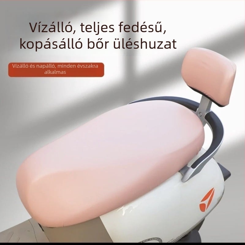 Bőr ülésvédő elektromos járművekhez, minden évszakra univerzális, vízálló, UV-védett, hőszigetelő és légáteresztő