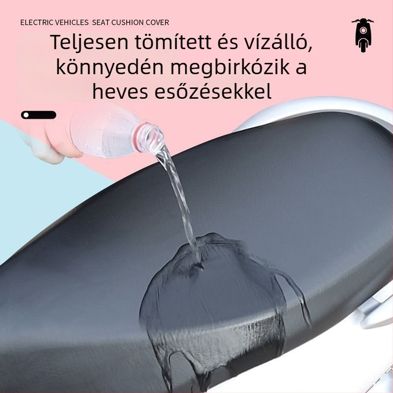 Bőr ülésvédő elektromos járművekhez, minden évszakra univerzális, vízálló, UV-védett, hőszigetelő és légáteresztő