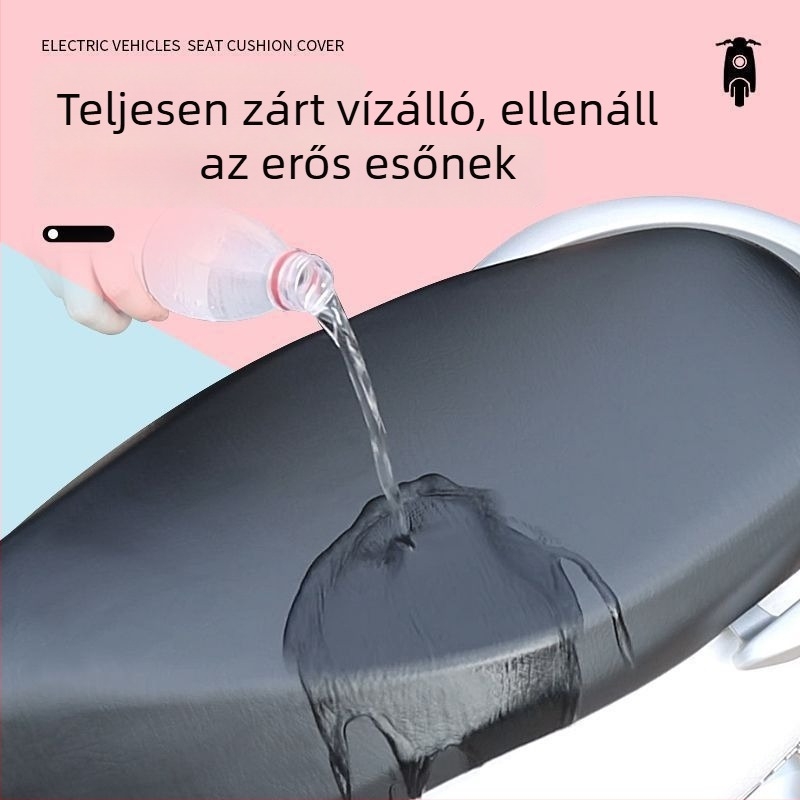Bőr ülésvédő elektromos járművekhez, minden évszakra univerzális, vízálló, UV-védett, hőszigetelő és légáteresztő