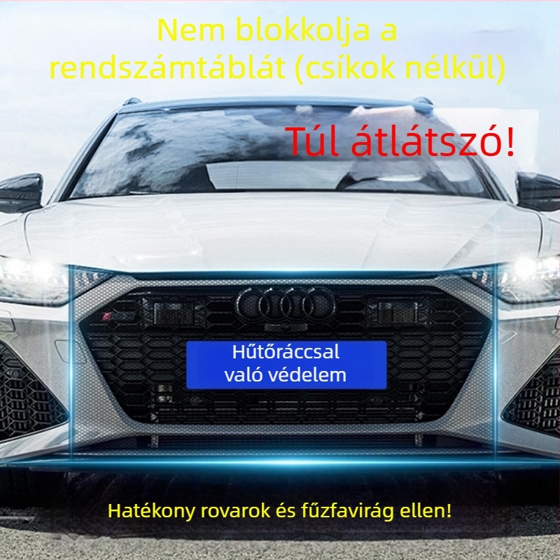 Pretty Little Velvet Autó Elülső Radiátorrács Rovargvédő Háló Szösz Elleni Pajzs