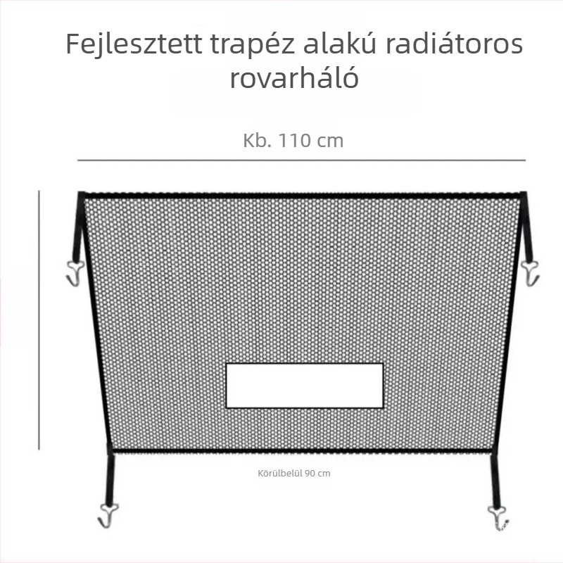 Autó/SUV védőháló a szúnyogok ellen, trapéz alakú víztartály védőháló, rovarháló, univerzális háló (Márka: Qt; Anyag: Other; Szélesség: Other; Szemnyílás: Other; Drótátmérő: Other)