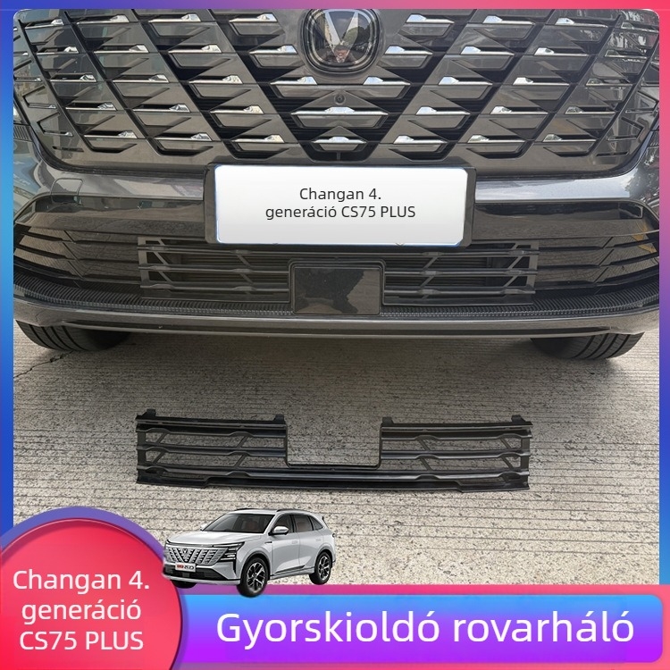 CS75 Plus 4. generációs víztartályvédő háló, 22–25 Changan, ABS keret, az eredeti szélességhez illeszkedik, rovarok elleni módosítás szétszerelés nélkül