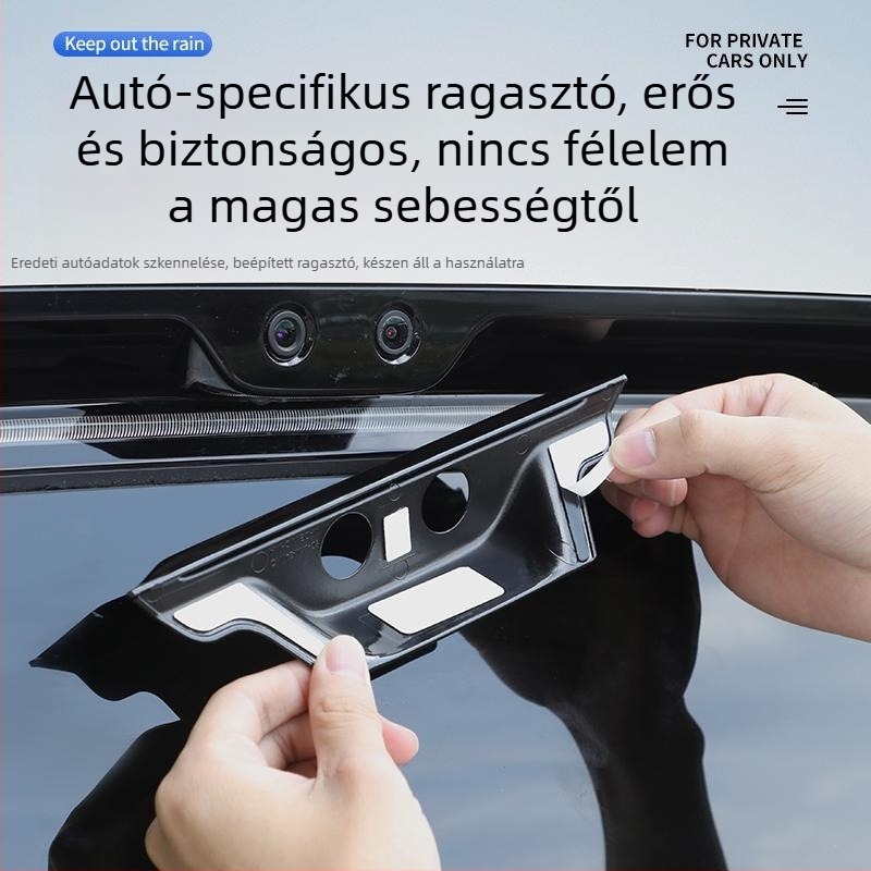 Esővédő hátsó kamera burkolat Mega visszapillantó tükörhöz – autóalkatrész