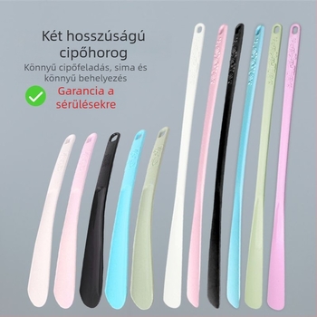 Hosszú műanyag cipőhorgot — könnyű felhúzás idős nőknek, terhes nőknek és lustáknak