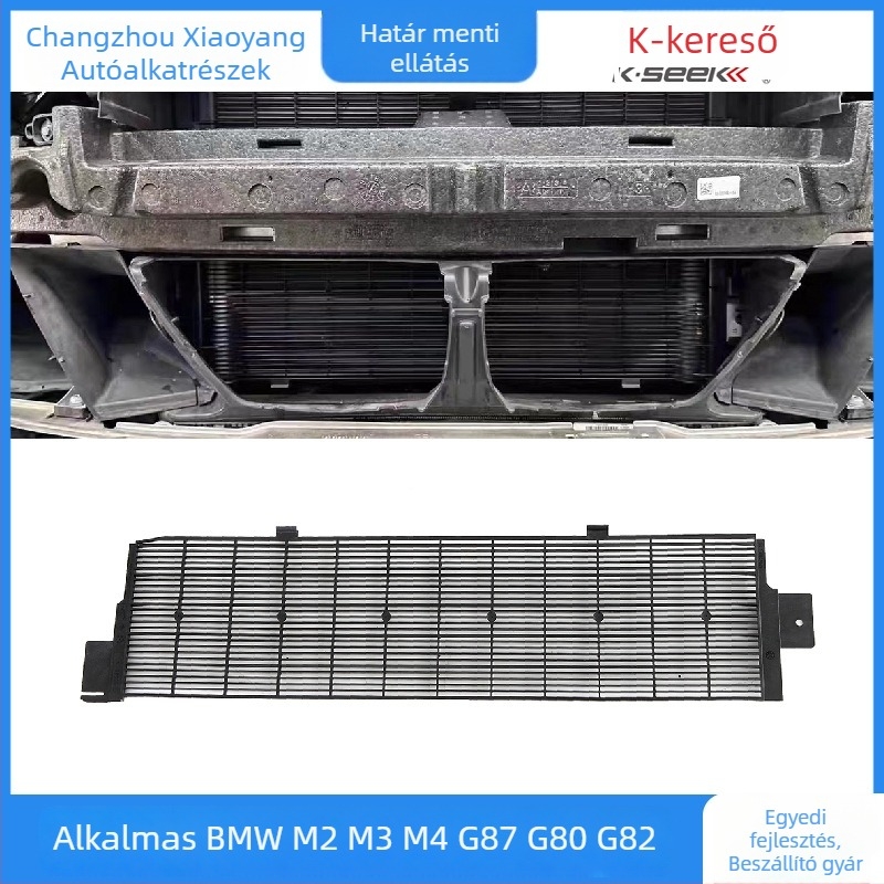BMW M2 G87, M3 G80, M4 G82 Szúnyogháló és kővédő háló – ABS anyag, lyuk átmérője 3 mm, drót átmérője 1 mm, Cool Walker márka, PN 17119882366