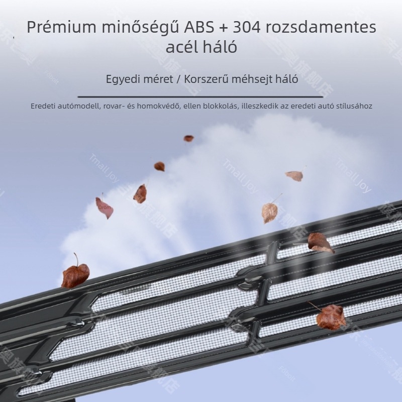 Rozsdamentes acélból készült rovarvédő rács a Hongqi H5/H5S középső rácsához (2023–2025 modellek), gyors csattos szerelés