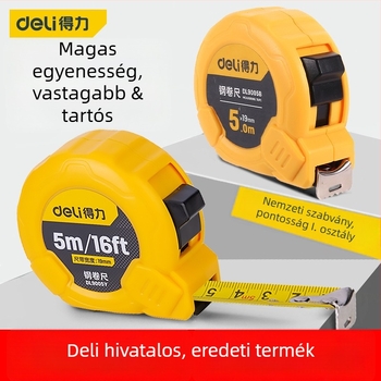 DL9003 Deli mérőszalag — ABS ház, nagy pontosságú, általános használat, mérési tartomány 2 m
