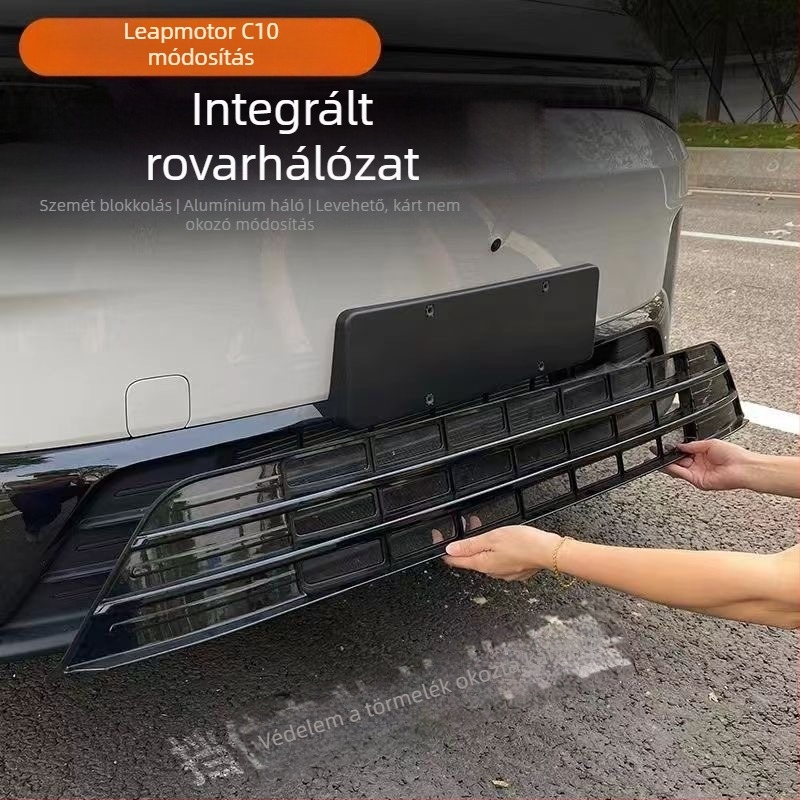 Lingpao C10/C16 integrált rovarvédő háló víztartály-védővel, eredeti autófesték felület
