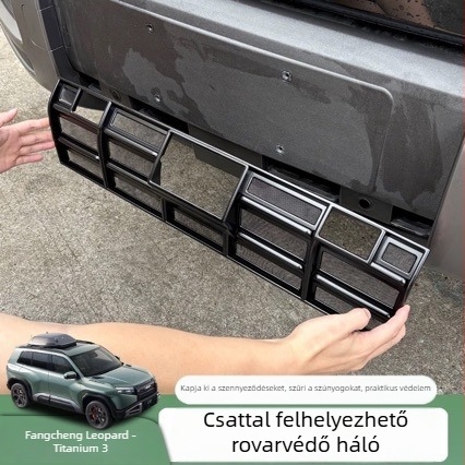 Műanyag rovarvédő háló BYD Leopard Titanium 3-hoz – Jita, csatokkal történő telepítés