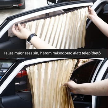 Ma lijiang autó rolós árnyékoló szatén anyagból, vastag átlátszatlan típus, univerzális használat