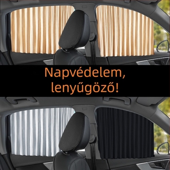 Ma lijiang autó rolós árnyékoló szatén anyagból, vastag átlátszatlan típus, univerzális használat