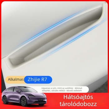 Szilikon tároló tálca az R7 hátsó ajtó fogantyújához, snap-on szerelés, autó belső tér