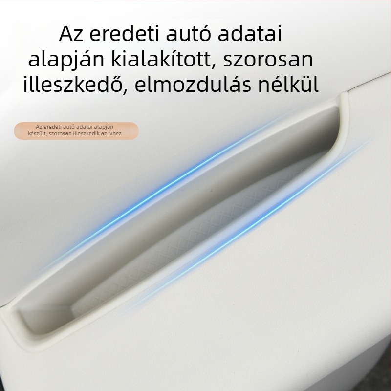 Szilikon tároló tálca az R7 hátsó ajtó fogantyújához, snap-on szerelés, autó belső tér