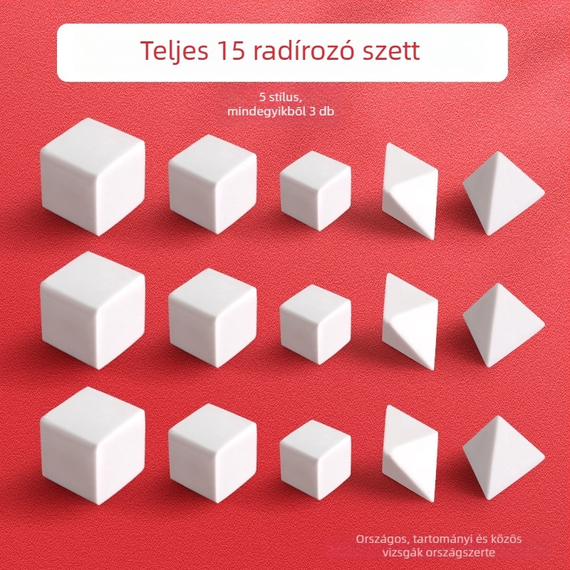 Közszolgálati vizsgára szánt radírcsomag – Irodai diagram eszközök