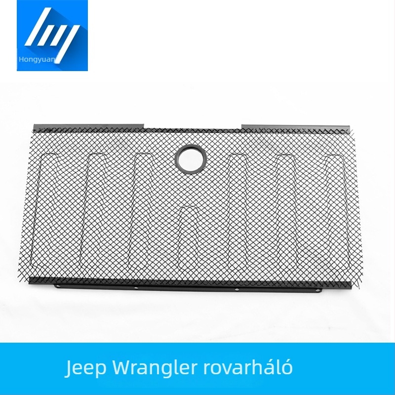 Wrangler rovarvédő 3D háló módosítási kiegészítőkhöz, fémszerkezet, kulcsnyílás nélküli