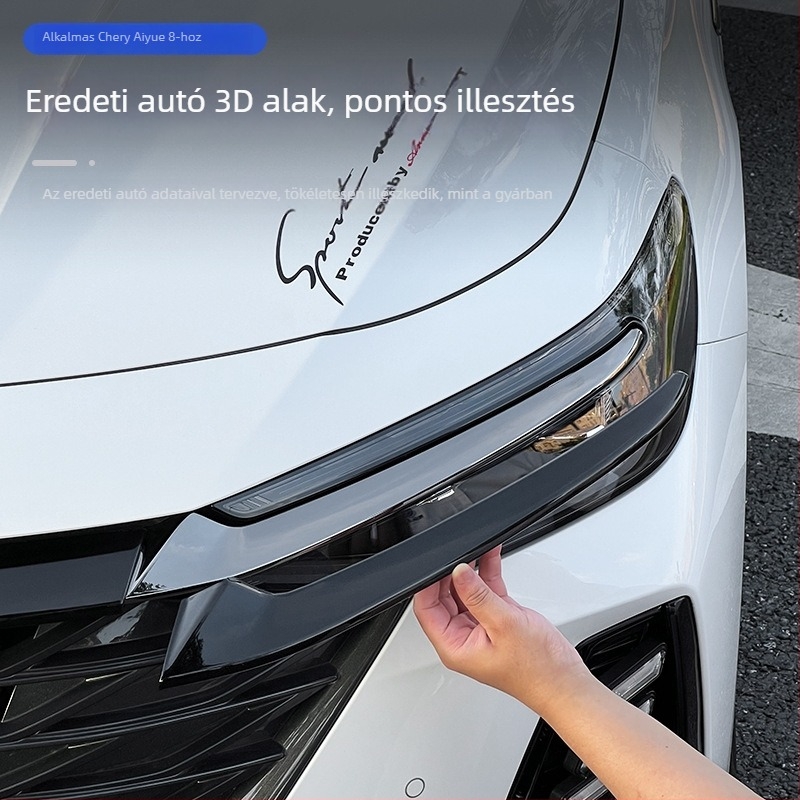 Chery Arrizo 8 középső hűtőmaszk és első logó sportkészlet, modell 050, testreszabható