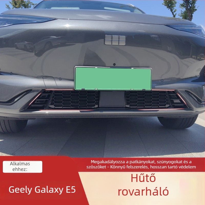 Geely Galaxy E5 Rovarellenes háló a első hűtőrácshoz és a víztartály védőhálóhoz – külső módosítási kiegészítő