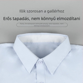 Öltöny kiegészítő készlet: anti-szennyező és izzadságfelszívó tapaszok gallérra, dekoltázsra, mandzsettára, karimára és sarkokra (Vastagság 2.5; Anyag: Szövet; Egyszínű; Antisztatikus; Csomagolás: 500)