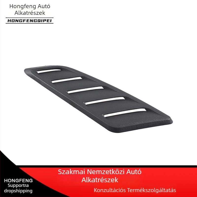 Sade SLJ-1079-BK Univerzális motorháztető légbeömlő panel ABS műanyagból, hőszigetelő párnával és hűtő ventillációval