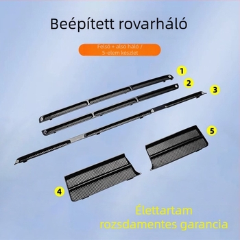 Chery iCAR V23 bemeneti védőfedél integrált rovarhálóval – ABS anyag, utólagos korszerűítés